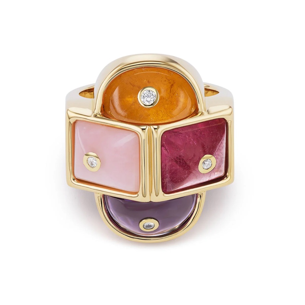 Brent Neal Inspired Hopscotch Ring- Custom Made